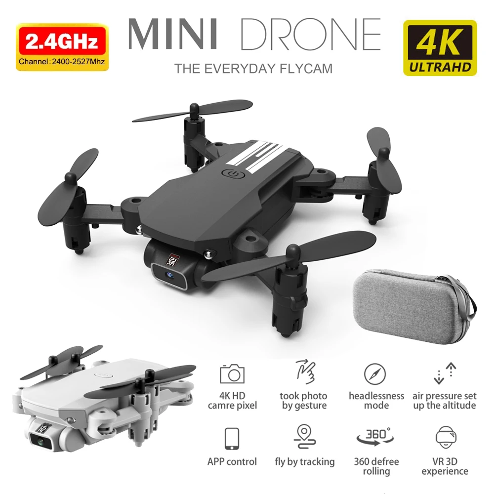 S66 RC складной Дрон 4K HD широкоугольная камера Вертолет Двойная Wifi FPV мини