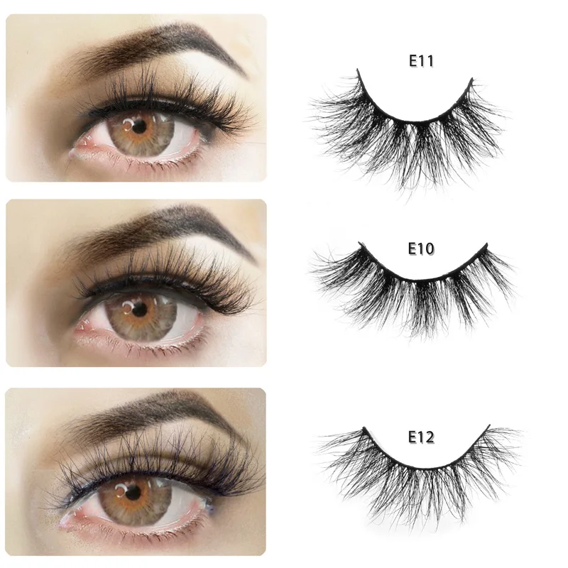 25 мм 3D норковые полноразмерные ресницы Объемные пушистые натуральные длинные