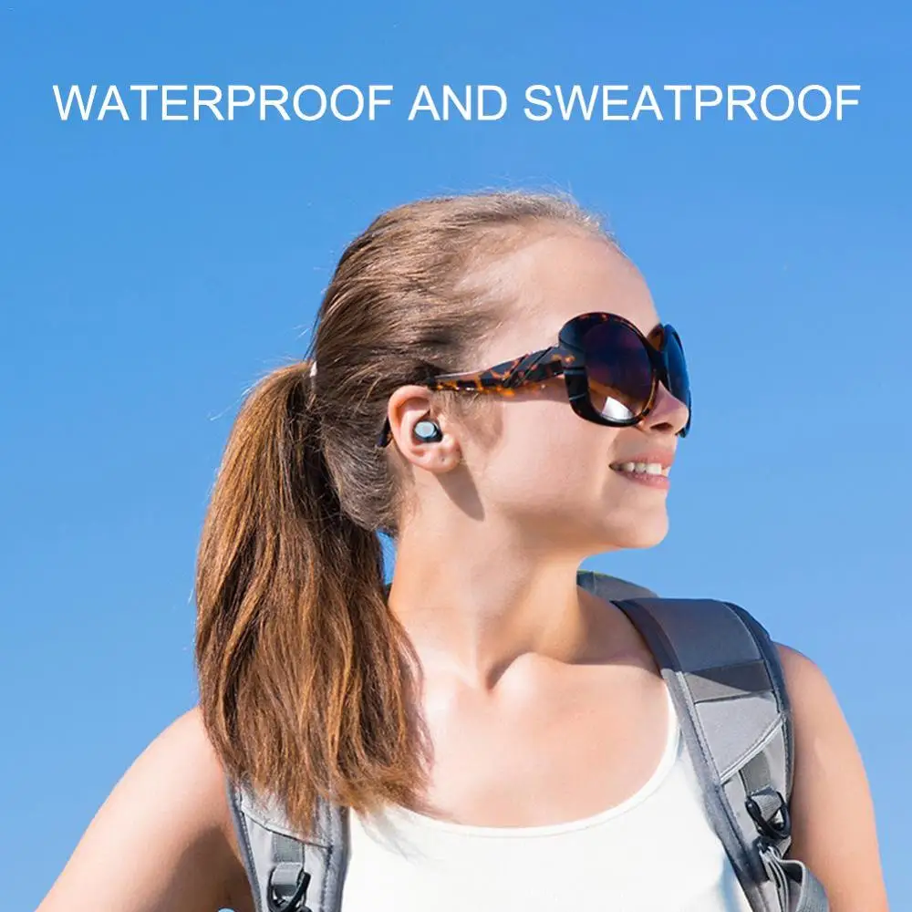 

F9-A Mini Tws 5.0 Earphones Wireless Headpset Hifi Stereo Sports Waterproof Wireless Earphone Headset With Microphone