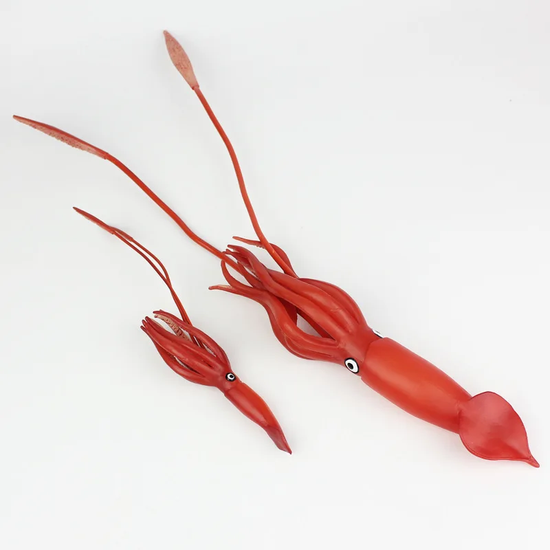 

Animal World Sea Life Action Figure Squid Ocean Model Toy Educational Bath Toys for Kids