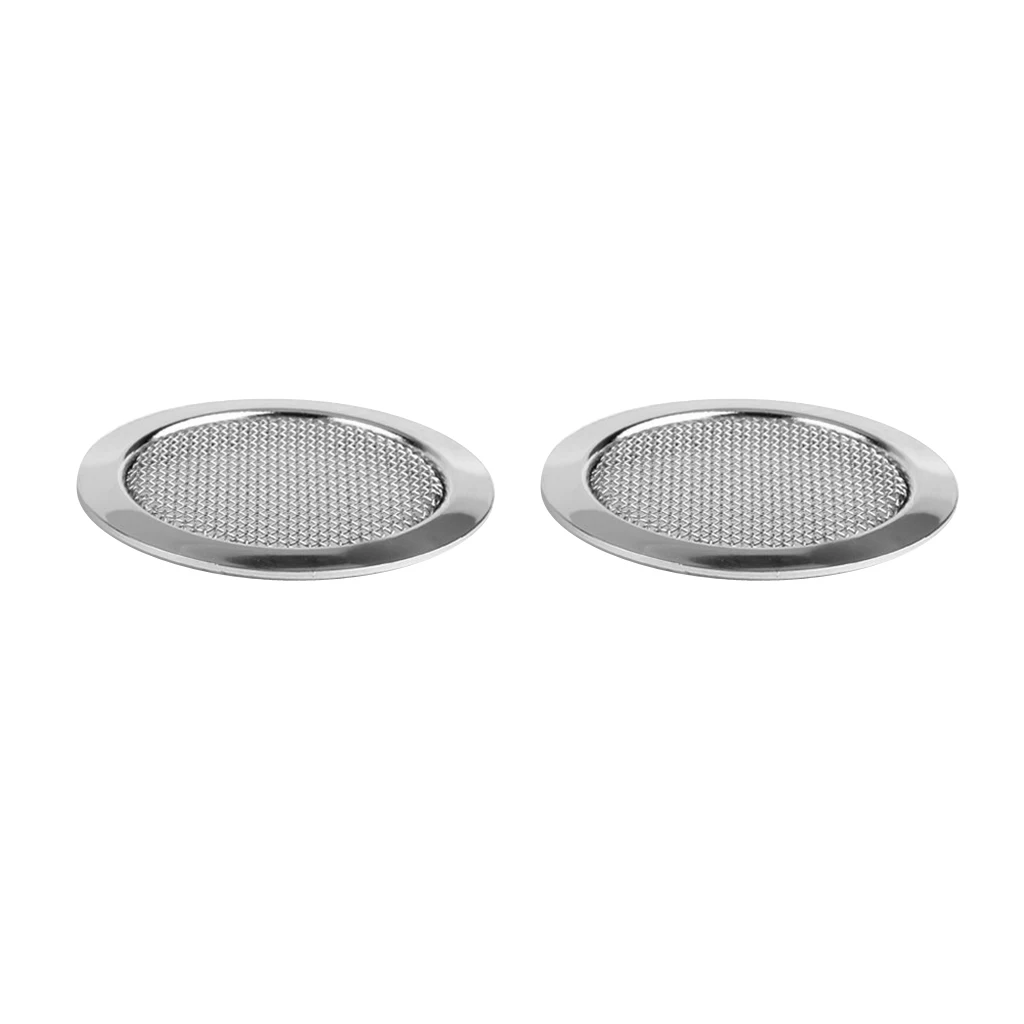 

2x Guitar Sound Hole Insert Speaker Grills For Resonator Dobro Guitar Chrome