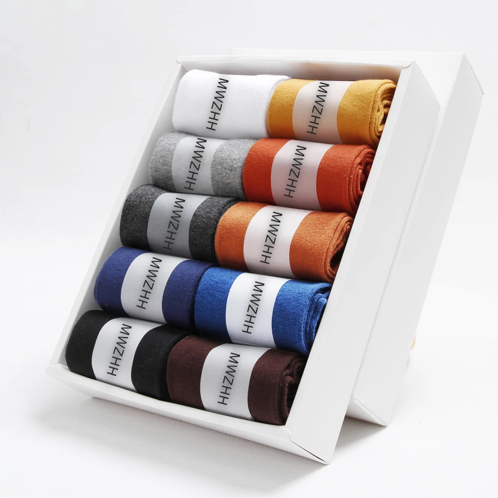 Мужские хлопковые носки новинка 5 пар высококачественные мужские деловые