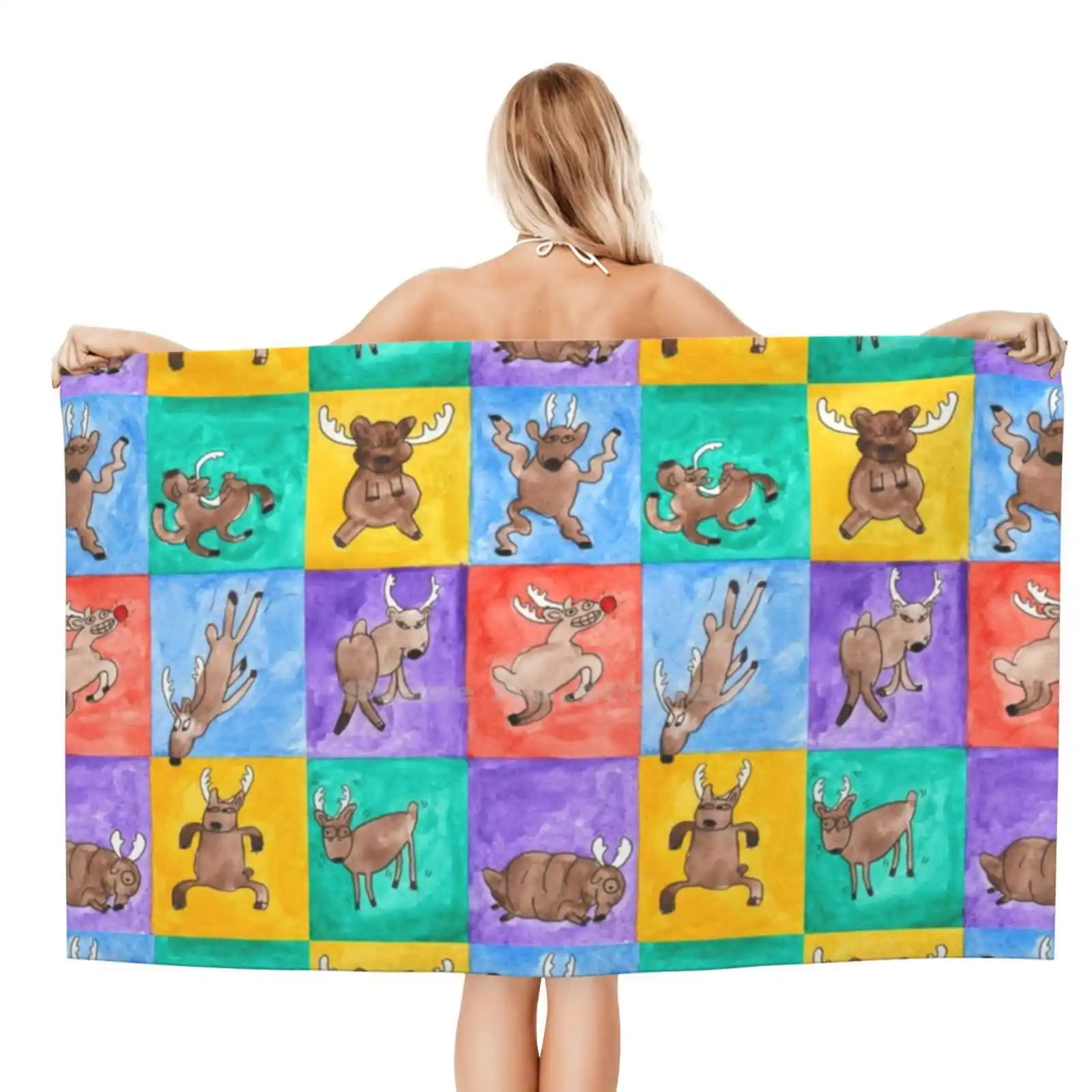 Мягкие банные полотенца Северный румпус на заказ для дома и улицы Африканский