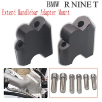 for bmw rninet r ninet r nine t rnine t r9t 2014 2018 2017 motorcycle cnc handlebar riser drag handle bar clamp extend adapter