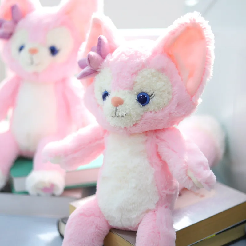 

30cm New Kawaii Pink Cat Little Fox Plushie Toy Cute Stuffed Animal Pillows Dolls Children Kids Girls Birthday Gift Soft Toys