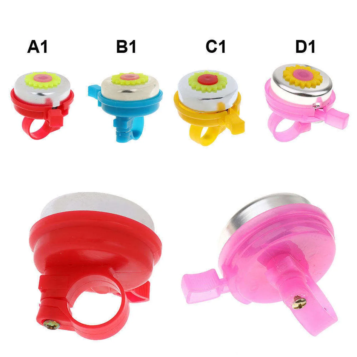 Из 2 предметов с изображением подсолнуха велосипедный Звонок железа и принтом в