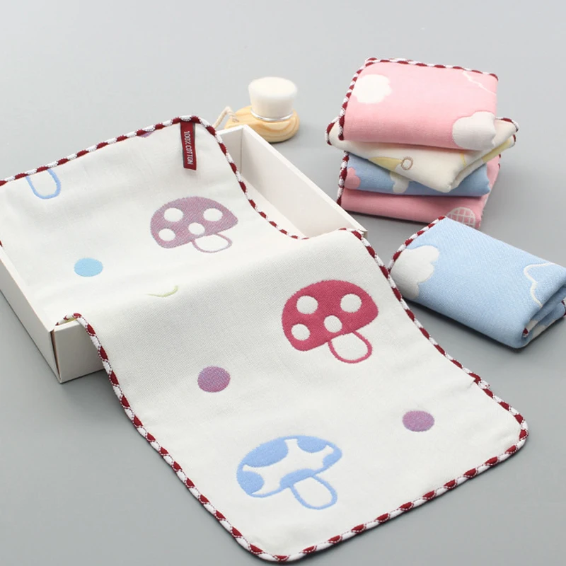 Квадратное детское полотенце из чистого хлопка детские полотенца для лица