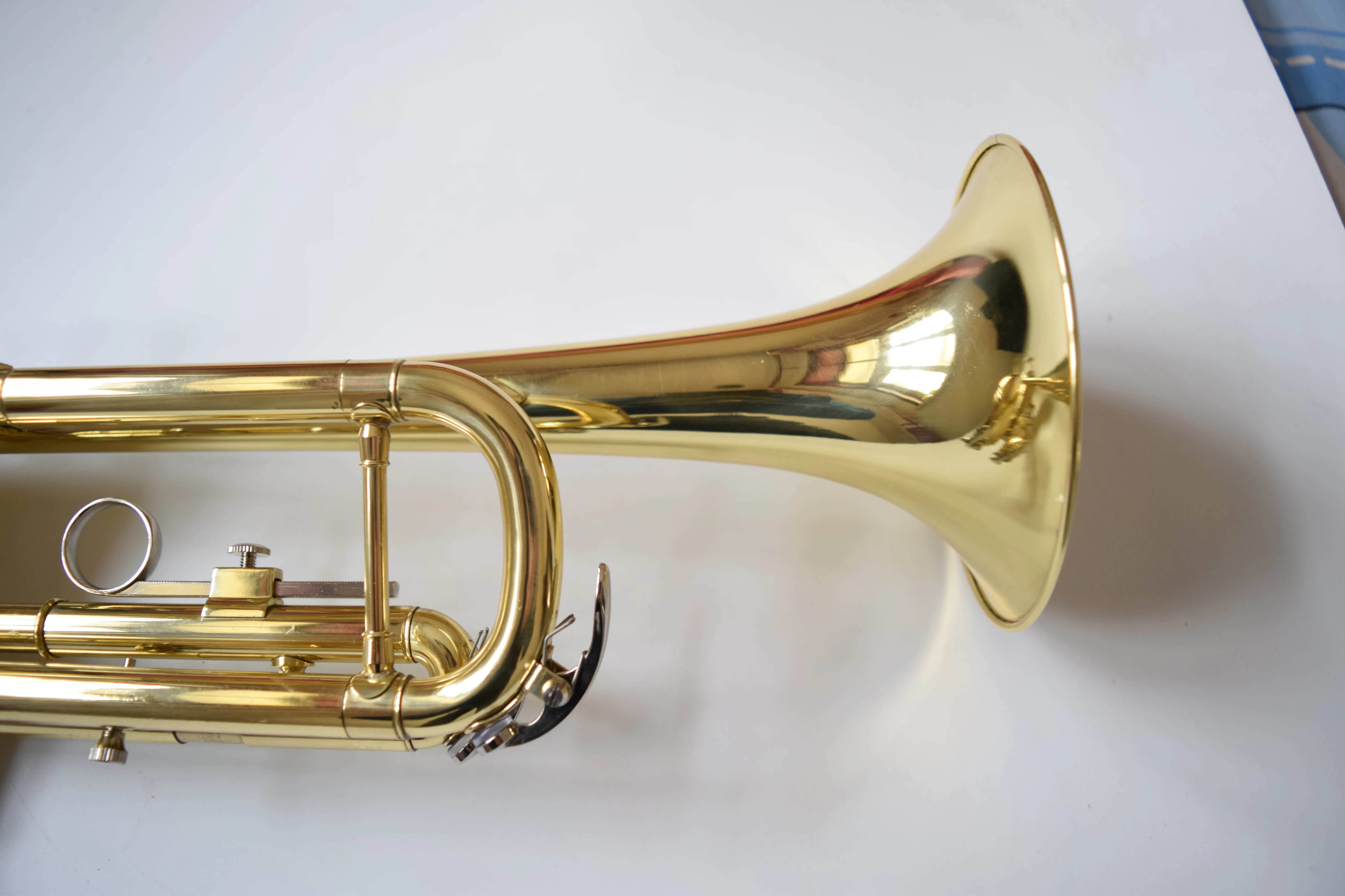 Профессиональная труба из латуни с золотым цветом, цифровой механикой сварочных труб, музыкальные инструменты, принимает.