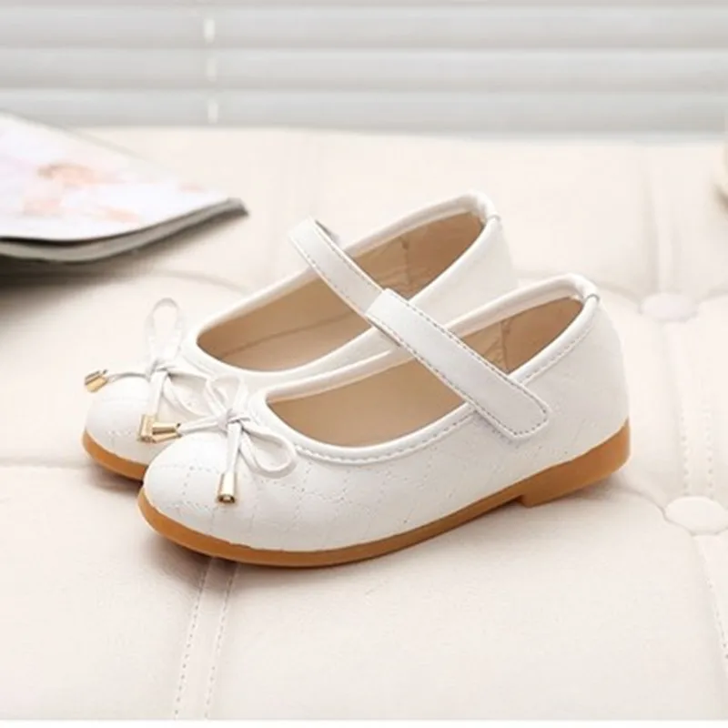 Kids Shoes New Spring 2020 Autunm Summer Baby Princess Girls Flats Children Black white red Students | Детская одежда и обувь