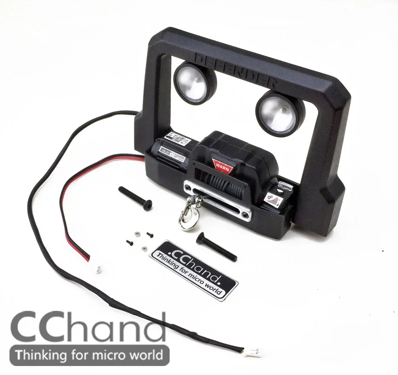 Металлический свет и бампер для крепления лебедки CChand 1:10 RC4WD D90 | Игрушки хобби