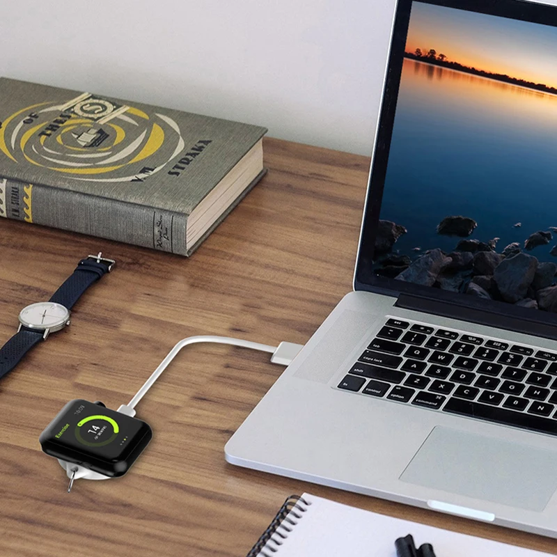 Magnetic Wireless Charger For Apple Watch 1 2 3 4 Charging Portable USB Dock Station I | Электроника