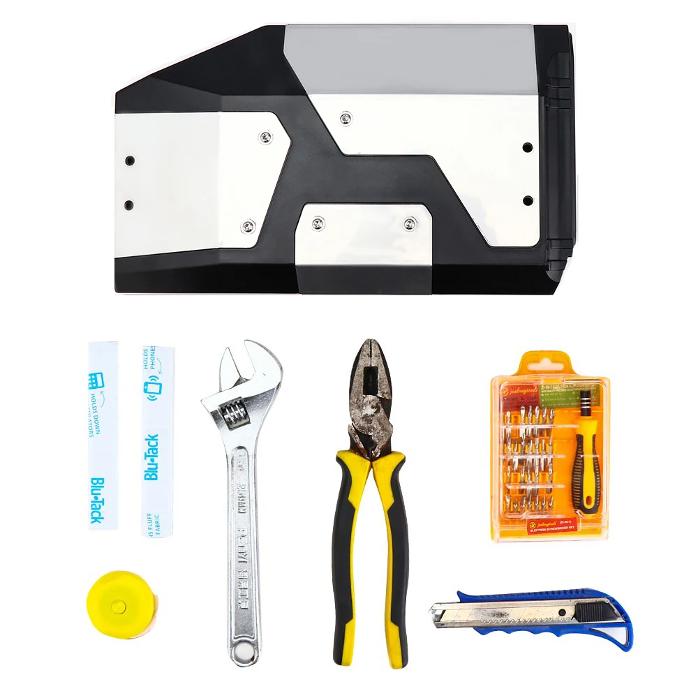 

Left Side Bracket Aluminum box 4.2L Tool Box Stainless For BMW F850GS F750GS & adv Adventure 2018 2019 for BMW F 750 850 gs