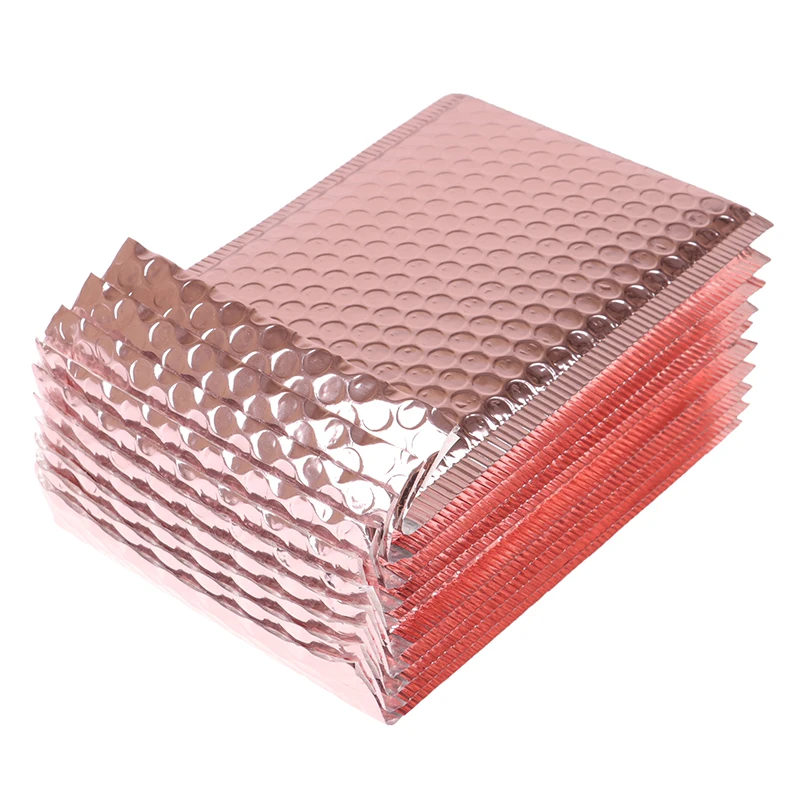 

Конверты из розового золота с пузырьками 10 шт. для подарка, 15x20 + 4 см
