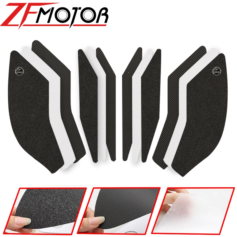 Защита мотоцикла противоскользящая накладка на бак наклейка газ колено