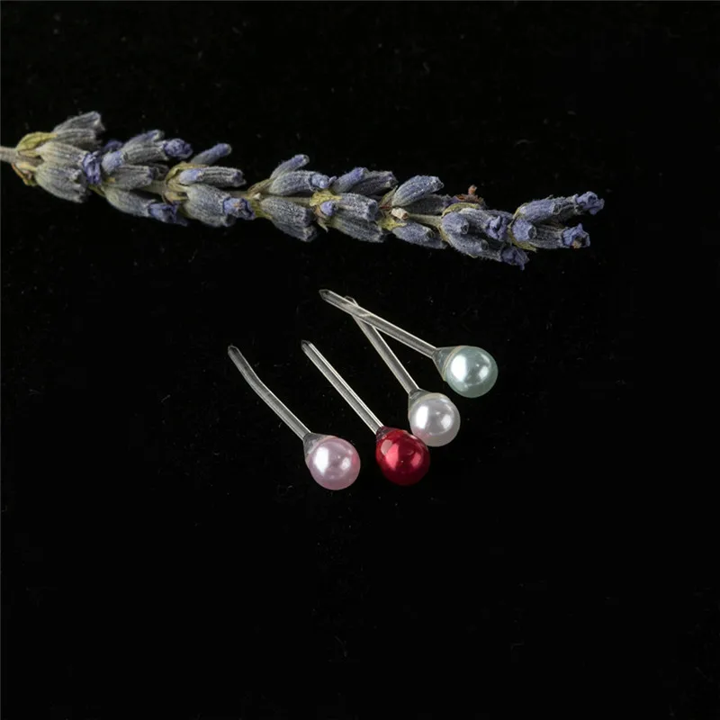 Серьги-гвоздики с жемчугом для женщин и девушек комплект из 12 партий/уп ярких