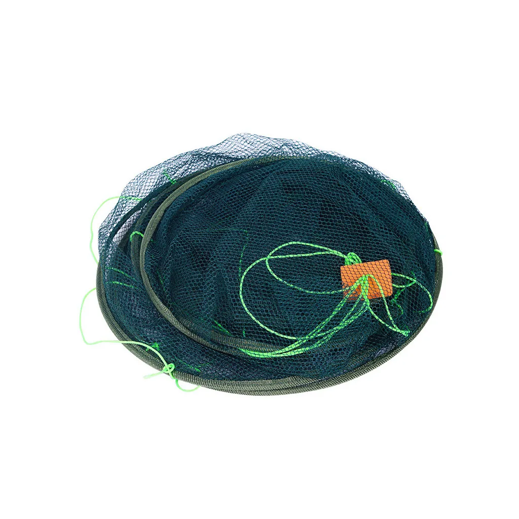 Large Foldable Drop Net Fishing Landing Prawn Bait Crab Shrimp Portable collapsible fishing nets |