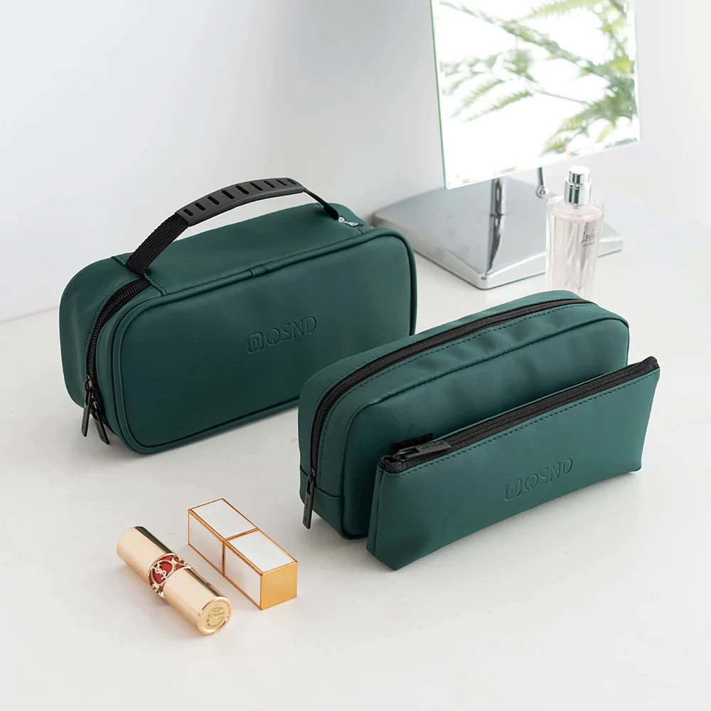 

New Style Hand Multilayer Cosmetic Bag Korean-style Small Square Bag Multi-functional Travel Washed Supplies Storgage Bag