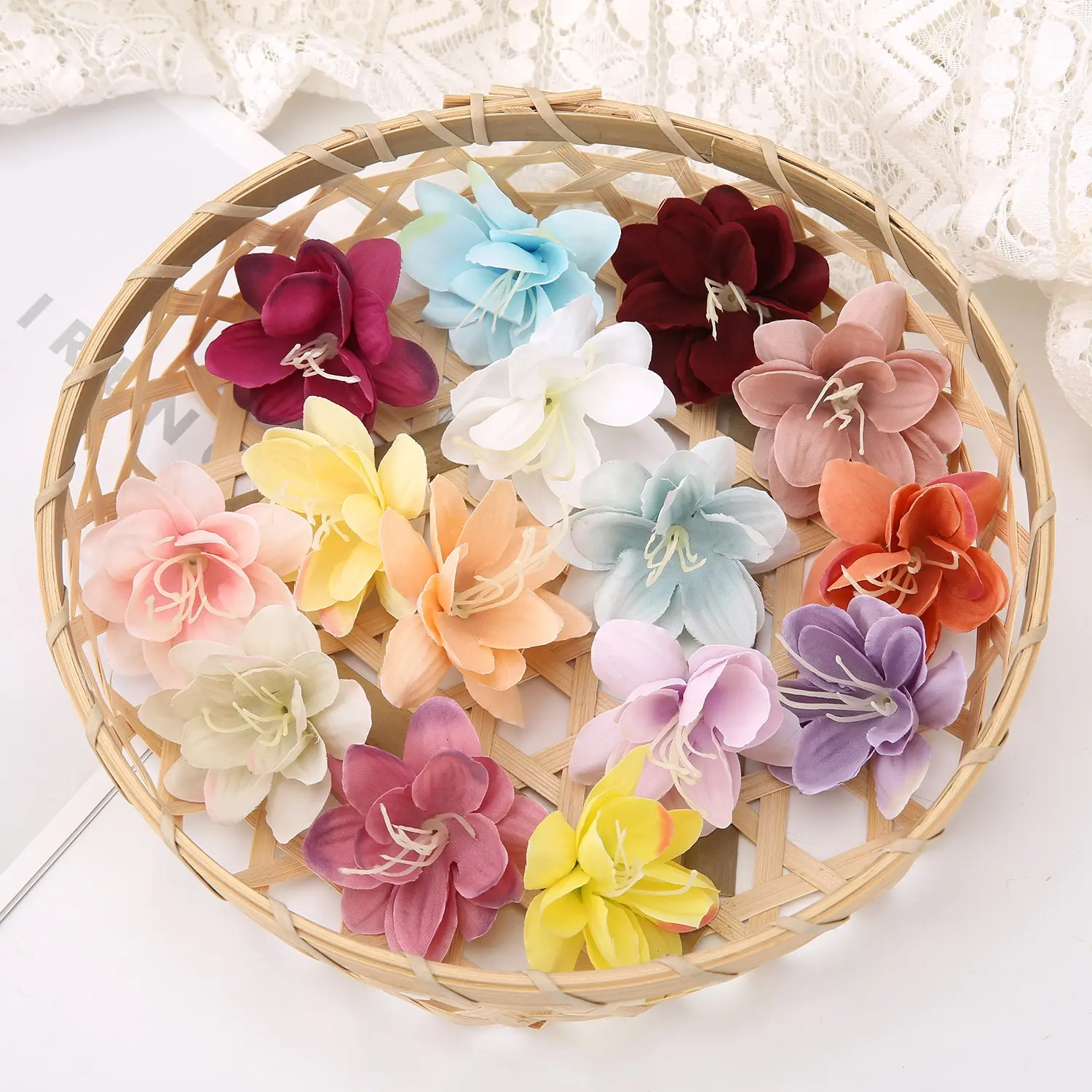 

Artificial Plant Plastic Spring Grass Flores Convallariae DIY hand material Potted Flower Home Party Decoration Wedding Bouquet