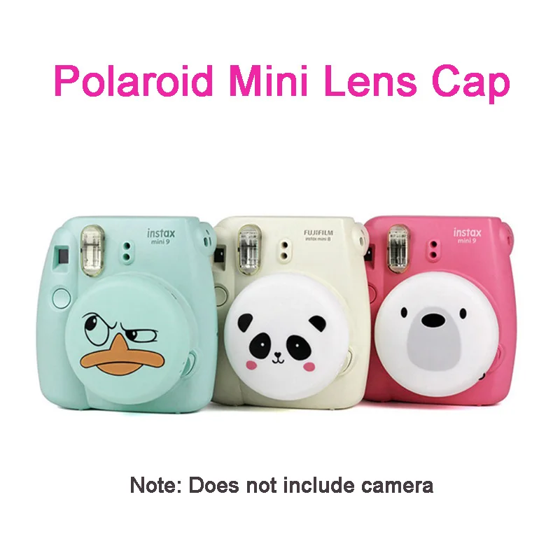 Подходит для камеры Polaroid Instax Fujifilm Милая крышка объектива Mini 8 / 9 симпатичные