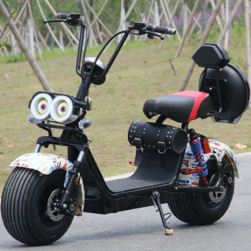 Электрический скутер мотоцикл 1500 Вт энергосбережение с Bluetooth музыка