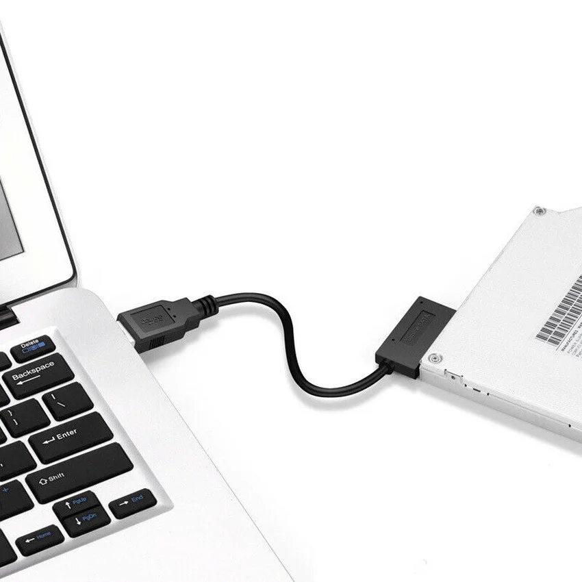 Компьютерные Кабели USB 3 0 для SATA 13p Slimline 7 + 6 Pin 13 женский DVD Кабель-адаптер |