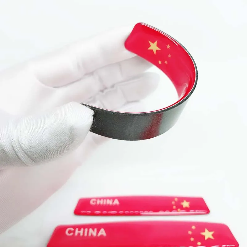 4 шт. защита для края автомобильной двери искусственный национальный флаг Fiat Panda