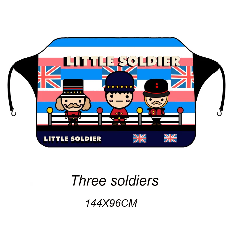 

Cartoon Sunshade Snow Cover winter windshield anti-freeze cover thickened car frost front windshield snow cloth window shade