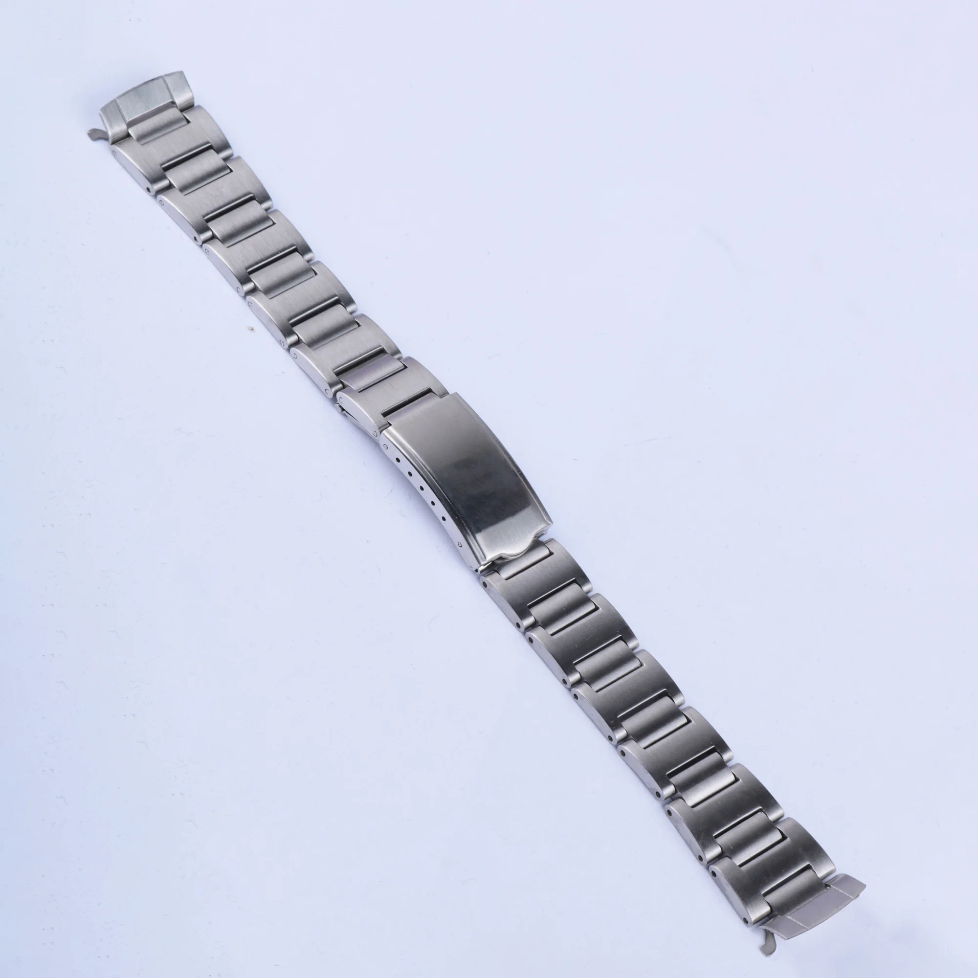 19mm vintage 316L hollow curved end watch strap band bracelet for seiko watch 6139-6002 6000 6001 6005 6032  chrono