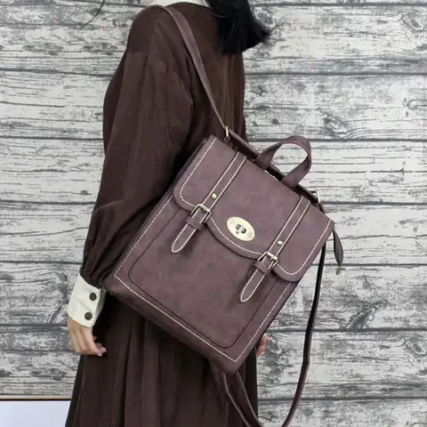 Модный женский кожаный рюкзак из искусственной кожи, классные городские школьные сумки в стиле преппи, рюкзаки для девочек-подростков, винт...