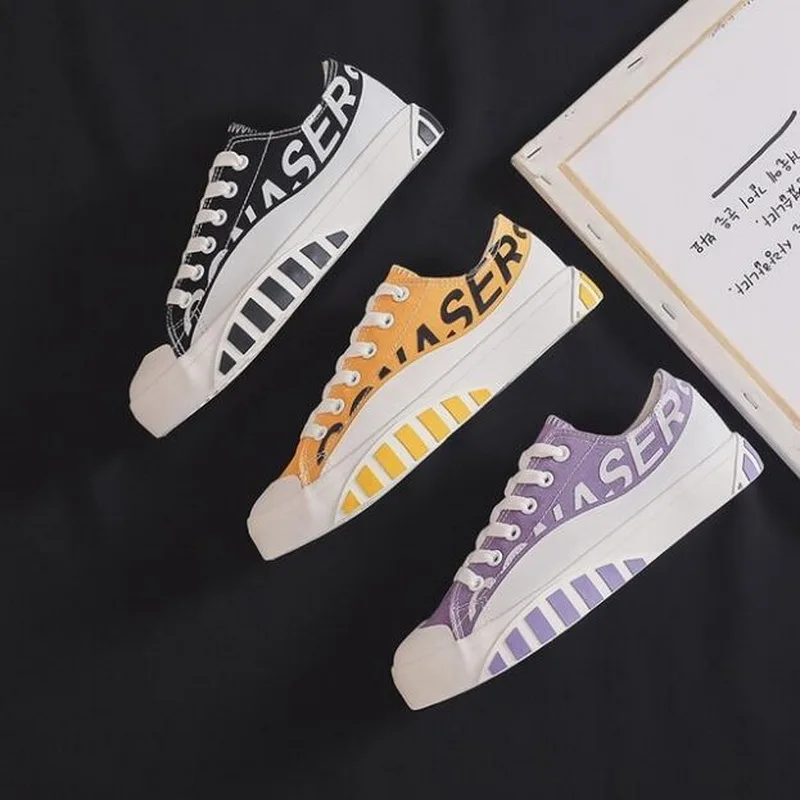 Women Canvas shoes Flat Platform Shoes Breathable  Sneakers Casual Shoes Woman Lace Up Outdoor Walking Shoes