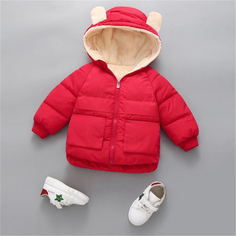 Baby Boys Winter Coats parkas Girls Snowsuit Thicken Warm Velvet Parkas coats Kids Boy Outerwear clothes | Детская одежда и обувь