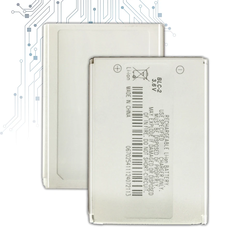 Сотовый телефон Батарея BLC-2 800mAh для Nokia 3310 3330 3410 3510 5510 3530 3335 3686 3685 3589 3315 3350 6650 6800 -