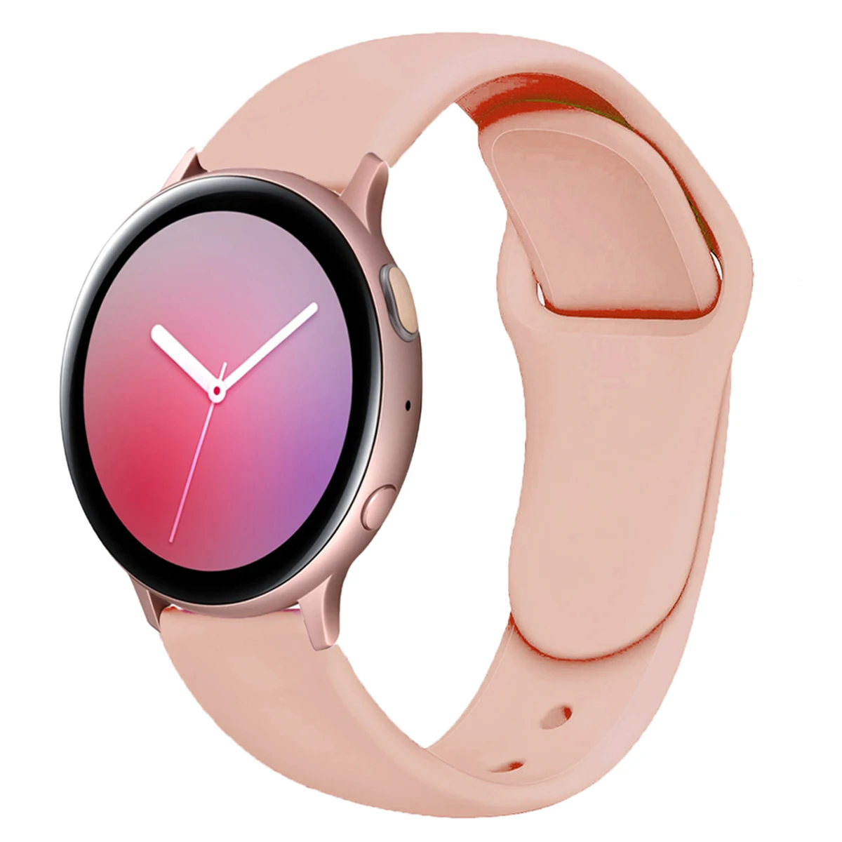 

20mm 22mm Silicone strap for Samsung Galaxy watch 3/Huawei watch3/Active 2 Soft silicone bracelet wristband for Amazfit GTR band