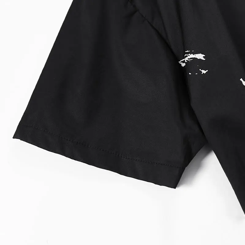 Женское платье с коротким рукавом XITAO Повседневное до середины икры принтом и о