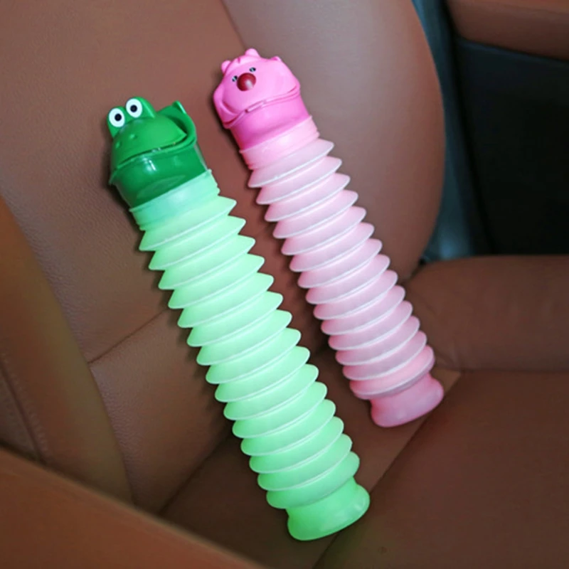 

Foldable Kids Travel Potty Baby Road Urinal Pot Cartoon Safe Portable Toddlers Urine Throne Toilet for Adults