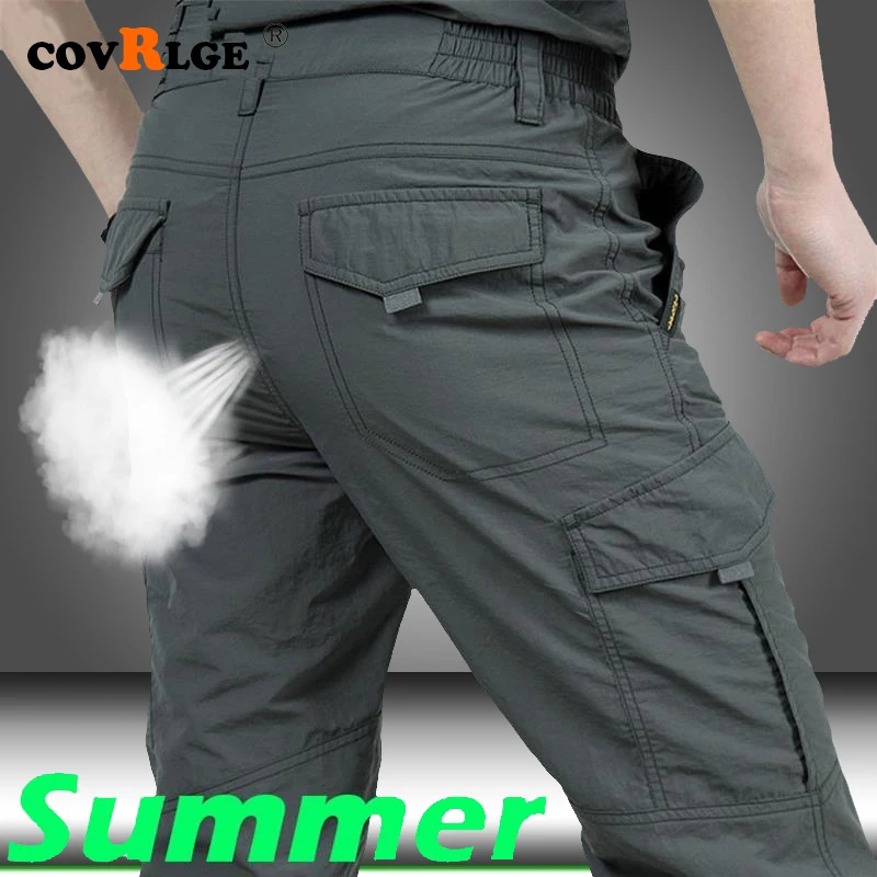 

Tactical Pants Men Summer Casual Army Military Style Trousers Mens Cargo Pants Waterproof Quick Dry Trousers Male Bottom MKX063