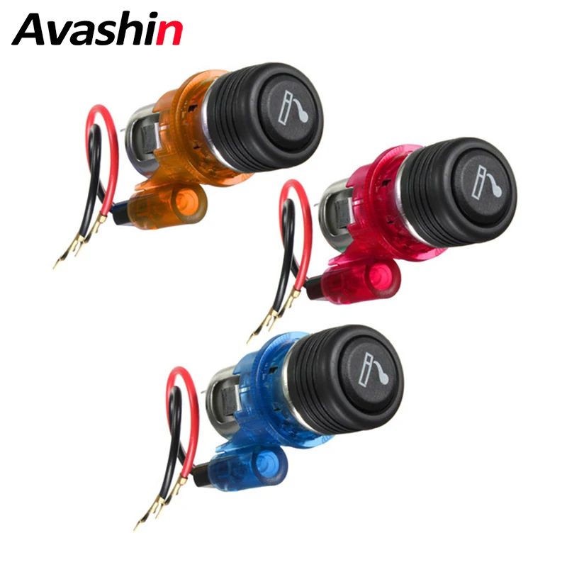 12 В мотоциклетный автомобильный светильник для сигарет выходной разъем катер