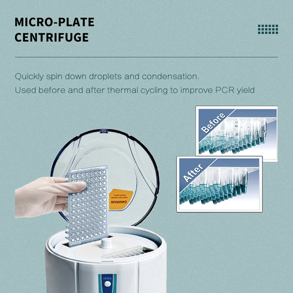 MINIP 2500 цифровая Микроцентрифуга с 627g центробежной силой для Лабораторной