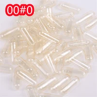 1000pcs empty capsules size 000 empty vegetarian capsules cellulose clear hpmc plant empty capsules pill case vegetarian