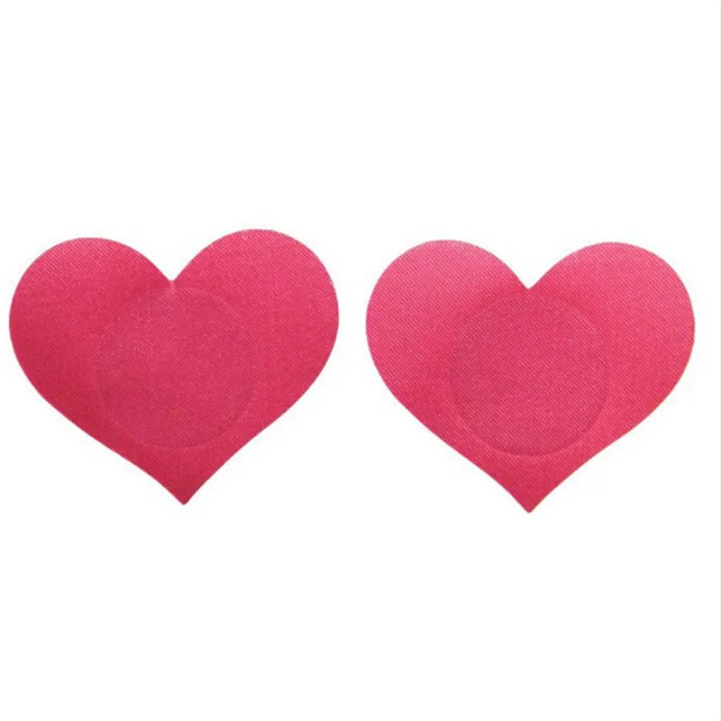 

5 Pair Breast Petals Heart Shape Adhesive Nipple Covers Breasts Petals And Sticker Emptied Chest Breast Petal