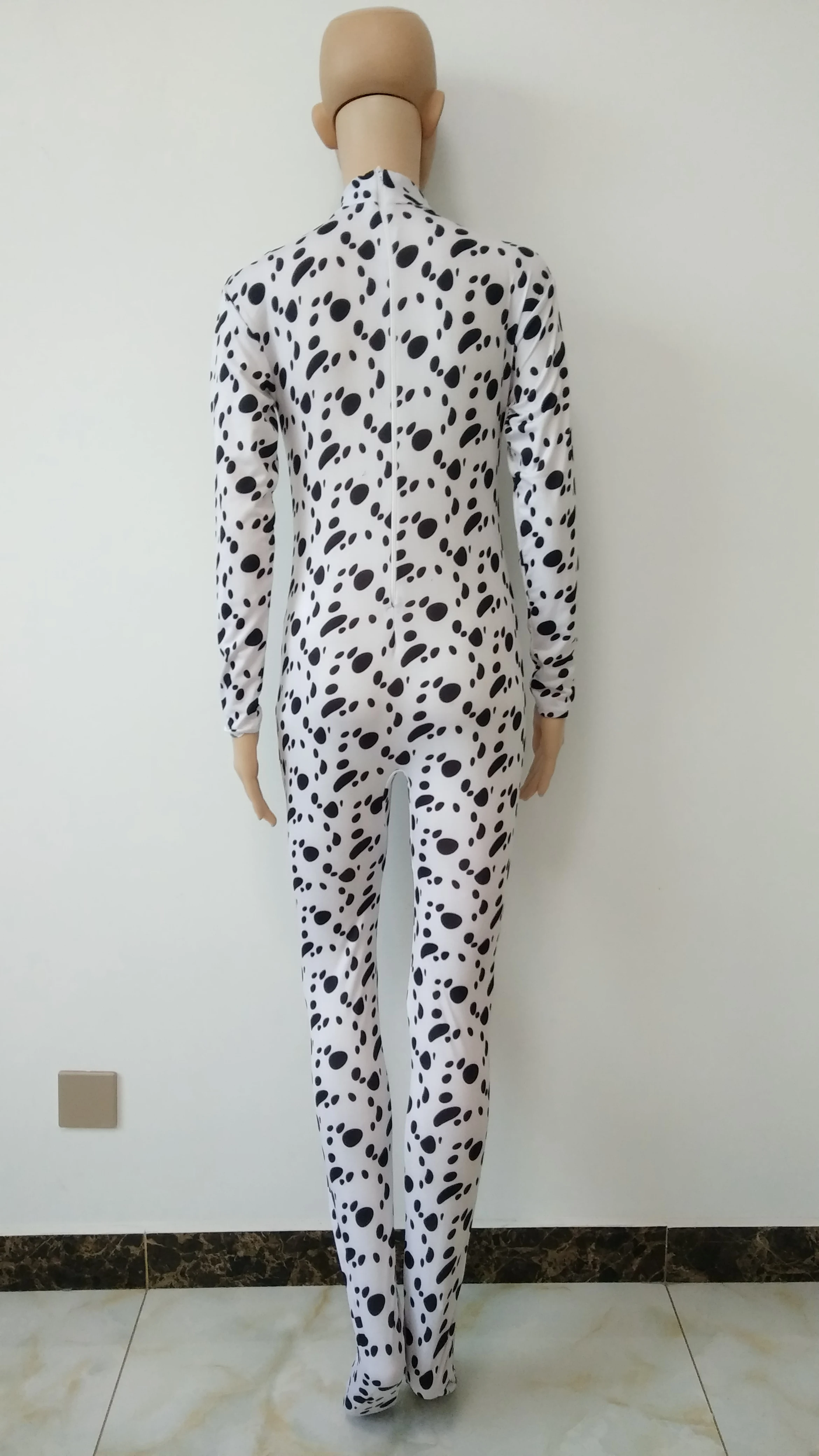 Костюм для косплея на Хэллоуин комбинезон с животными далматинской собакой