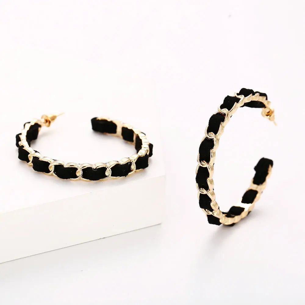 Богемные серьги гвоздики в форме с для женщин шикарные креативные круглые