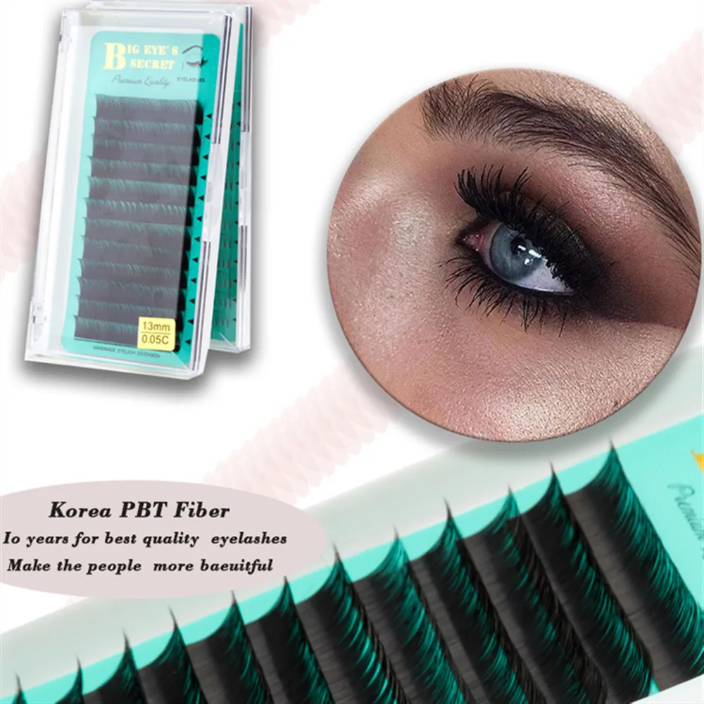 

BES 50Trays Eyelashes Extensions L Curl 0.05mm Thickness Russian Volume Lashes Individual Lashes Classic Eyelash Extension