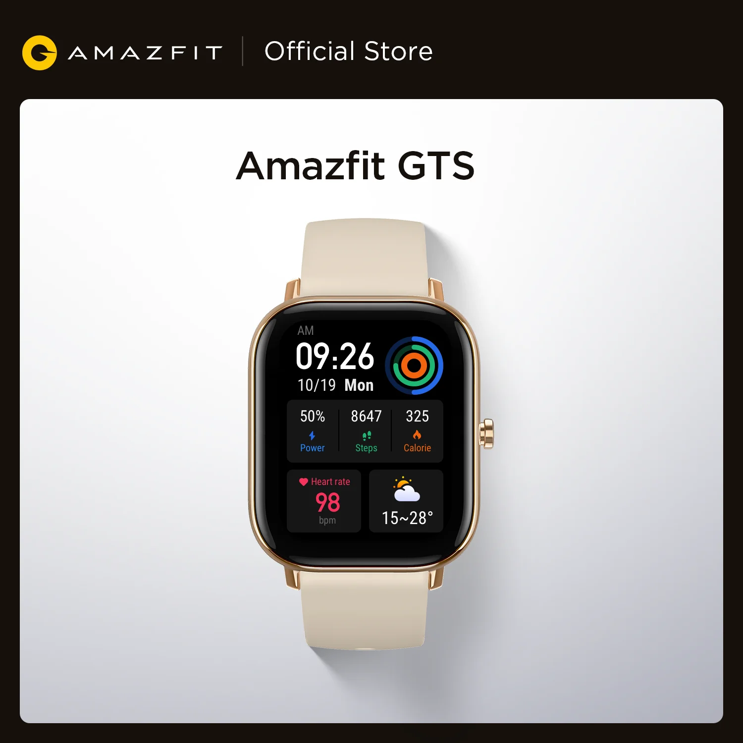 Глобальная версия Amazfit GTS Смарт часы 5ATM Водонепроницаемый плавательный Smartwatch