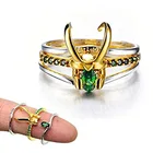 2021 модное кольцо Loki мужское кольцо 3 шт.компл. Косплей Персонаж из фильма инкрустированные фианитами аксессуары для вечеринки оптовая продажа ювелирных изделий