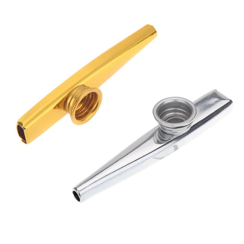 

Казу алюминиевого сплава металла с 5 шт. подарки диафрагма для флейты для любителей музыки, золотистого и серебристого цветов; Цвет (комплек...