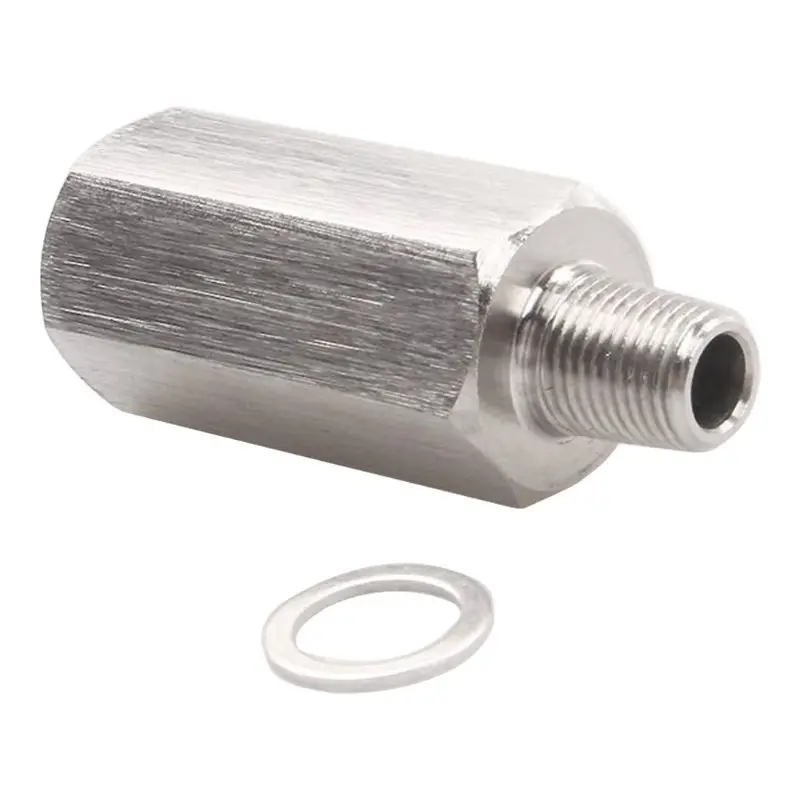 1 Pc 1/8" BSPT Oil Pressure Sensor Tee to NPT Adapter Turbo Supply Feed Line Gauge Vehicle Car Accessories | Автомобили и