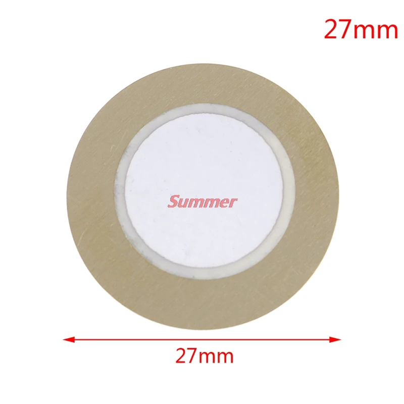 

10pcs 12mm 15mm 18mm 20mm 27mm 31mm 35mm 41mm 50mm Piezo Elements Sounder Sensor Pad Round Trigger Drum Disc Copper Fashion