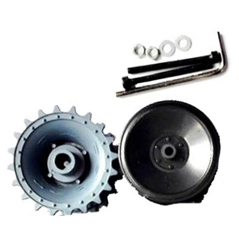 

1Set Plastic Wheel Track with Bearing Wheel+ Driving Wheel+ Track for Tank Chassis Tracked Vehicle Motor