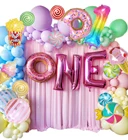 1 Набор 40 дюймов Радужный градиентный воздушные шары в форме цифр для детей украшение на день рождения красочное мороженое конфеты палочка подарок пончик товары для вечерние